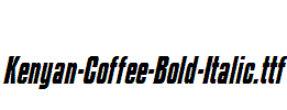 Kenyan-Coffee-Bold-Italic