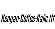 Kenyan-Coffee-Italic