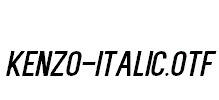 Kenzo-Italic