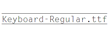 Keyboard-Regular