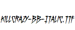 KillCrazy-BB-Italic