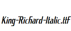 King-Richard-Italic