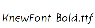 KnewFont-Bold