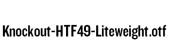 Knockout-HTF49-Liteweight