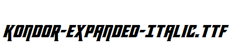 Kondor-Expanded-Italic