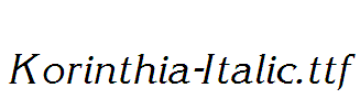 Korinthia-Italic