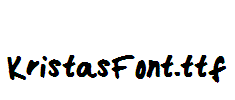 KristasFont