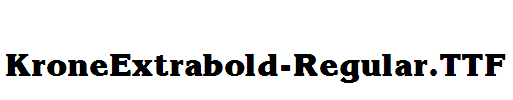 KroneExtrabold-Regular