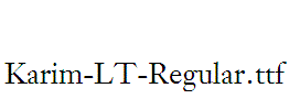 Karim-LT-Regular