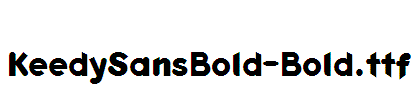 KeedySansBold-Bold