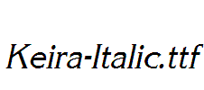 Keira-Italic