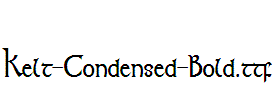 Kelt-Condensed-Bold