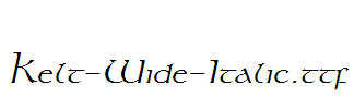 Kelt-Wide-Italic