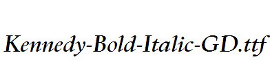 Kennedy-Bold-Italic-GD