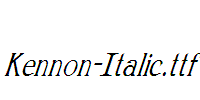 Kennon-Italic