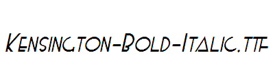 Kensington-Bold-Italic