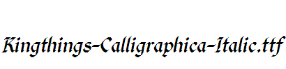 Kingthings-Calligraphica-Italic