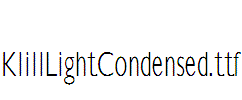 KlillLightCondensed