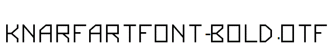 KnarfArtFont-Bold