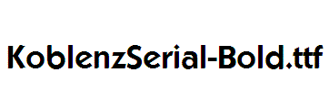 KoblenzSerial-Bold