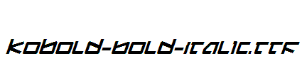 Kobold-Bold-Italic