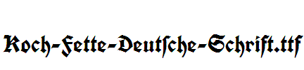 Koch-Fette-Deutsche-Schrift