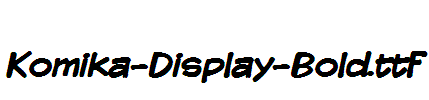 Komika-Display-Bold