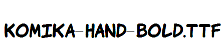 Komika-Hand-Bold