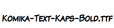 Komika-Text-Kaps-Bold