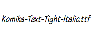 Komika-Text-Tight-Italic