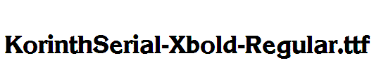 KorinthSerial-Xbold-Regular