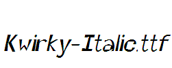 Kwirky-Italic