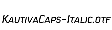 KautivaCaps-Italic