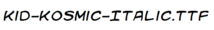 Kid-Kosmic-Italic