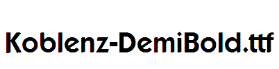 Koblenz-DemiBold