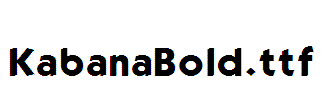 KabanaBold