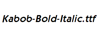 Kabob-Bold-Italic