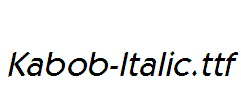 Kabob-Italic