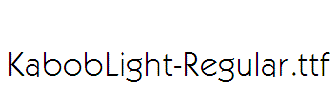 KabobLight-Regular