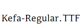 Kefa-Regular