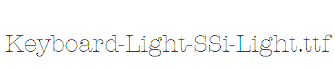 Keyboard-Light-SSi-Light