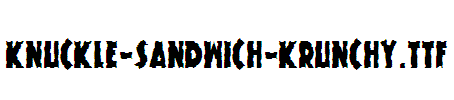 Knuckle-Sandwich-Krunchy