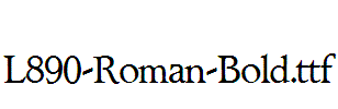 L890-Roman-Bold