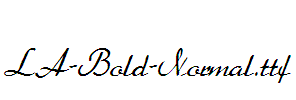 LA-Bold-Normal