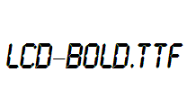 LCD-Bold