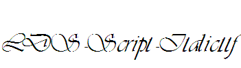 LDS-Script-Italic