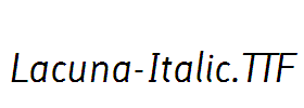 Lacuna-Italic