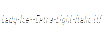 Lady-Ice--Extra-Light-Italic