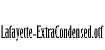 Lafayette-ExtraCondensed