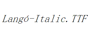 Langó-Italic